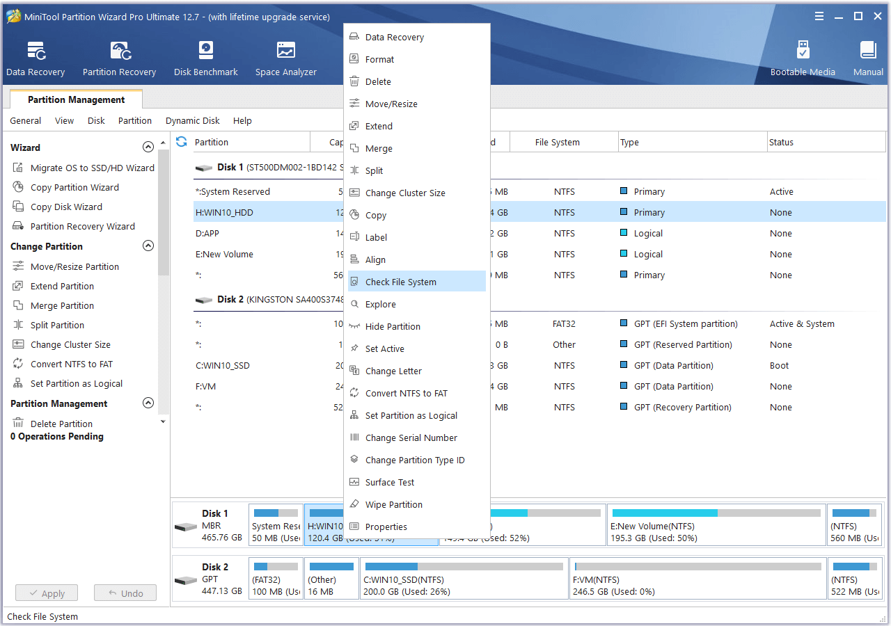 MiniTool Partition Wizard