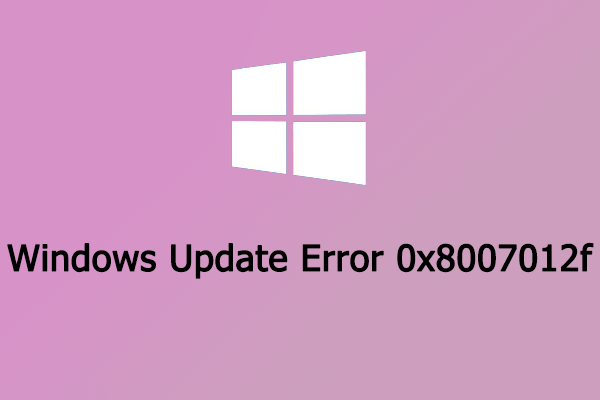 How to Repair Windows Update Error Code 0x8007012f?