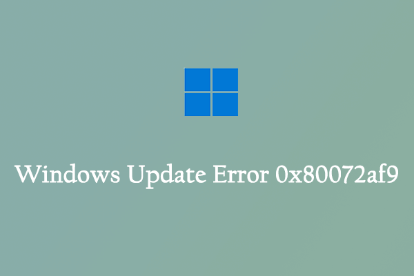 Top 5 Fixes for the Windows Update Error 0x80072af9