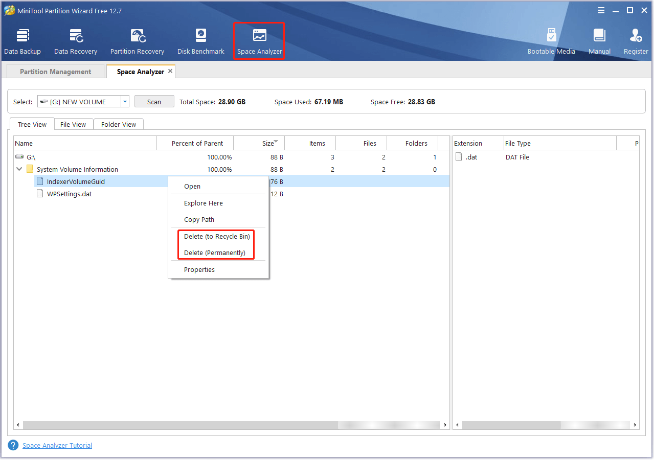 Delete unnecessary files to free up disk space