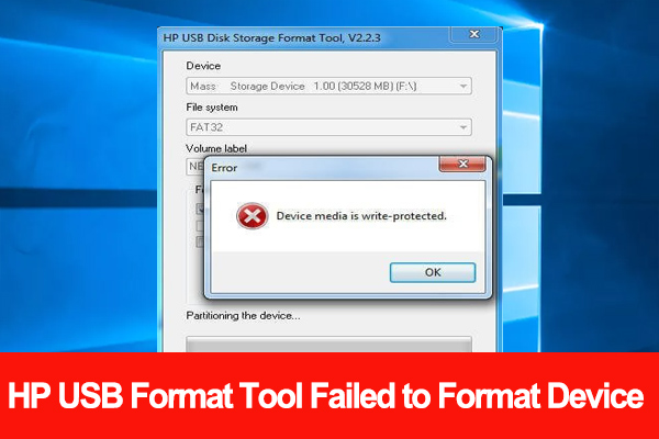 3 Ways to Fix the HP USB Format Tool Format Failed Error