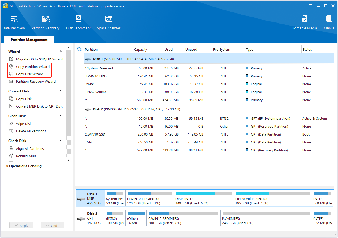 MiniTool Partition Wizard