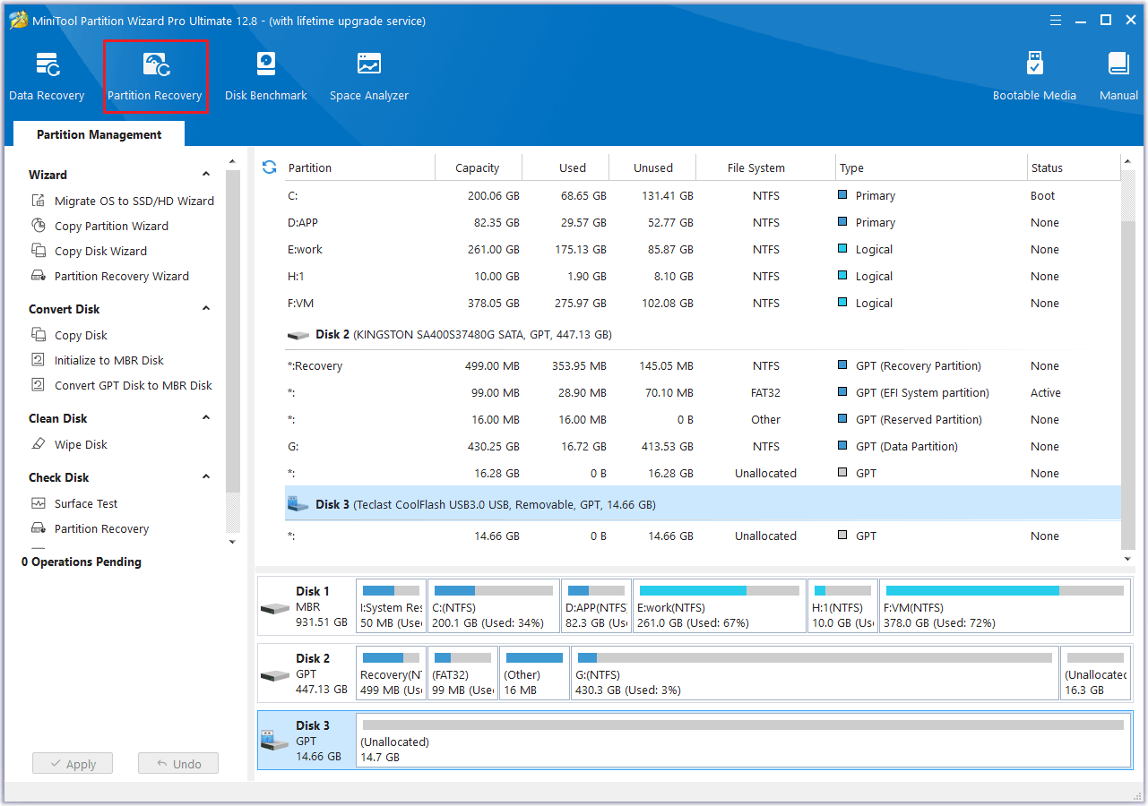 select Partition Recovery