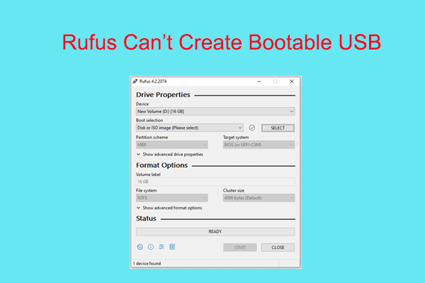 Rufus Can’t Create Bootable USB | Fix It Now