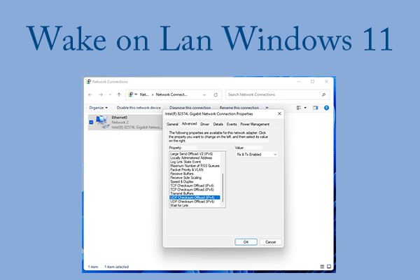 How to Enable/Disable Wake on Lan Windows 11