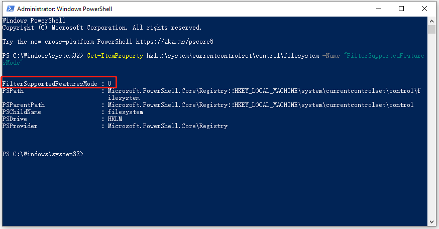 Disable Windows ODX