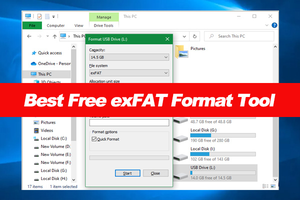 Best Free exFAT Format Tool on Windows 10/11 | Get It Now