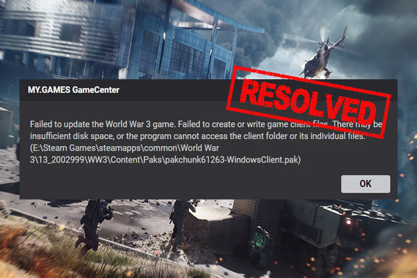 6 Ways to Fix the Failed to Update the World War 3 Game Error