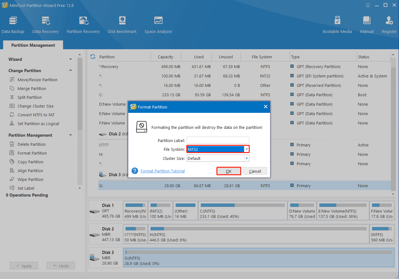 Choose a proper file system