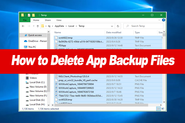 4 Simple Ways to Delete App Backup Files in Windows 10/11