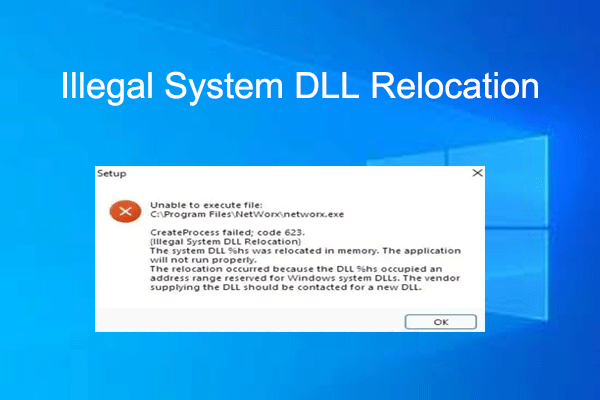 How to Fix Illegal System DLL Relocation? Try It Now