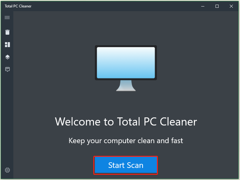 click Start Scan