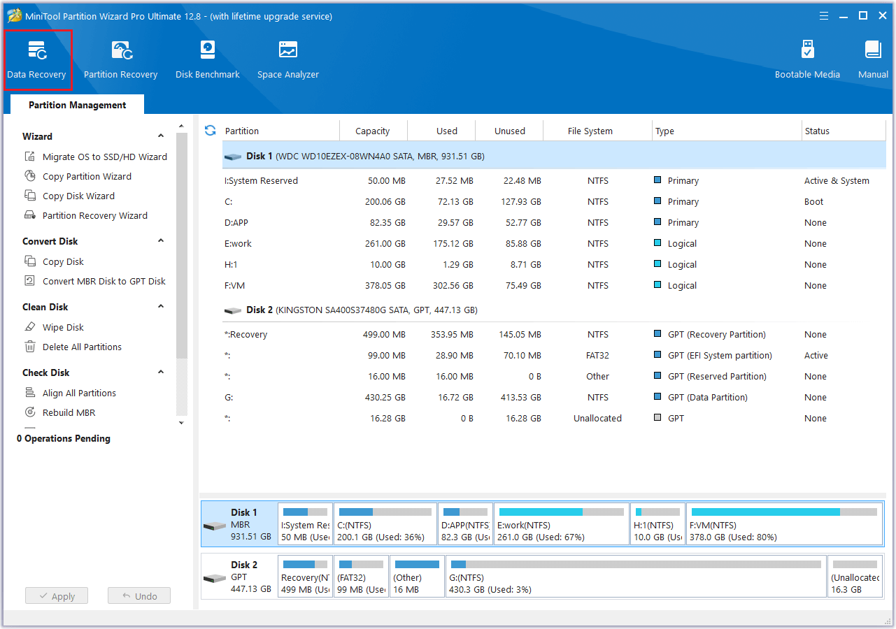 MiniTool Partition Wizard