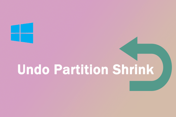 Windows 10 Shrink Partition Undo | How to Undo Partition Shrink