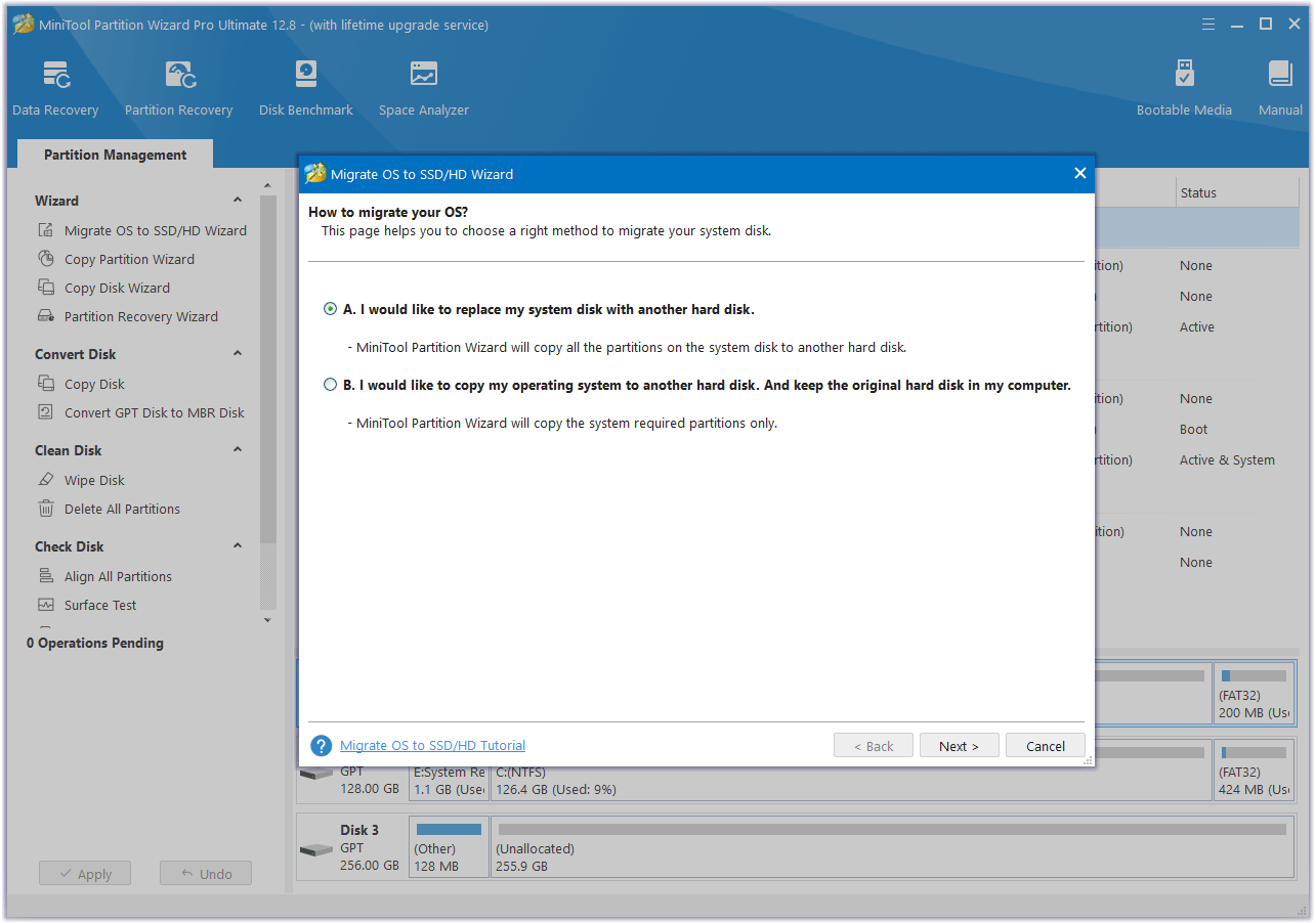 choose the migration method