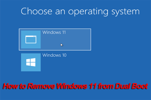 A Full Guide to Remove Dual Boot Windows 11 Safely