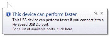 this device can perform faster USB 2.0