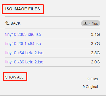 download the ISO file