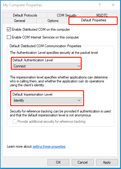 Configure Component Services