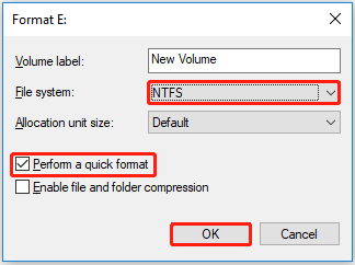 Format the SD card