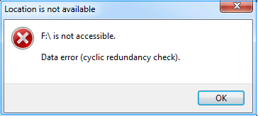 data error cyclic redundancy check