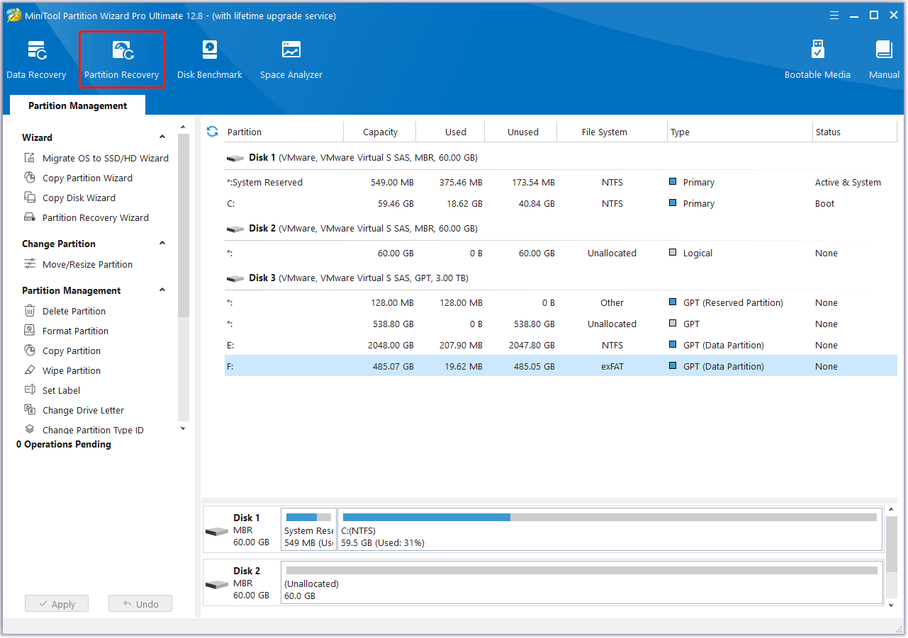 select Partition Recovery