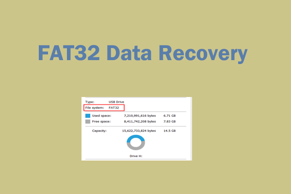 FAT32 Data Recovery: How to Recover Dara from FAT32 Drive