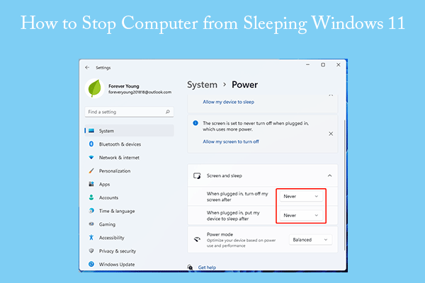 3 Ways to Turn Off Sleep Mode Windows 11