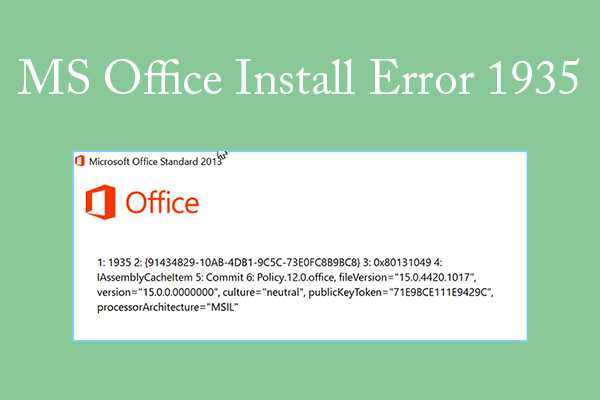 Error 1935 When Installing Office – 6 Solutions!