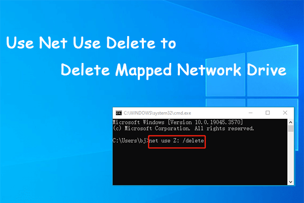 Net Use Delete: Use This Command to Delete Mapped Network Drive