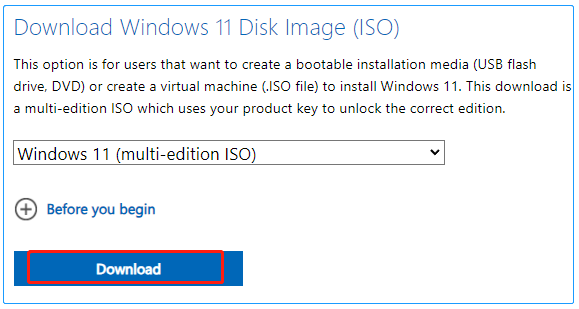 download Windows 11 ISO