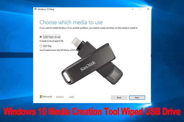 How to Do If Windows 10 Media Creation Tool Wiped USB Drive