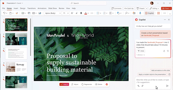 Copilot in PowerPoint