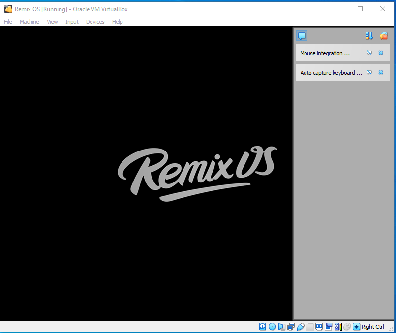 boot Remix OS