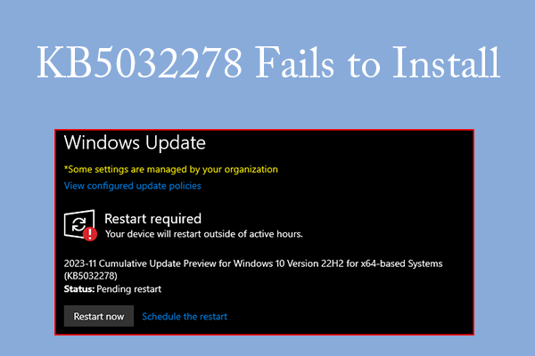KB5032278 Brings Copilot to Win10 | It Fails to Install?