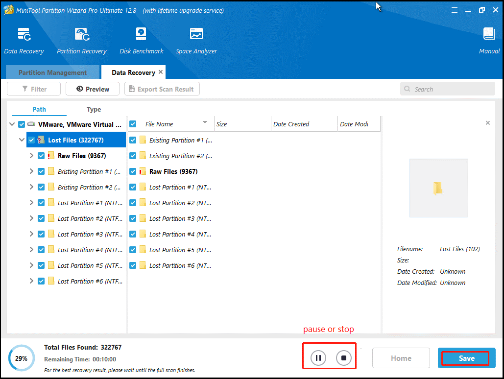 recover data using MiniTool