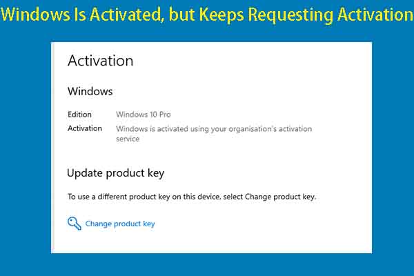 Windows Is Activated, but Keeps Requesting Activation (Fixed)