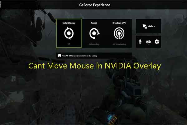 Can’t Move Mouse in NVIDIA Overlay? Top 5 Fixes