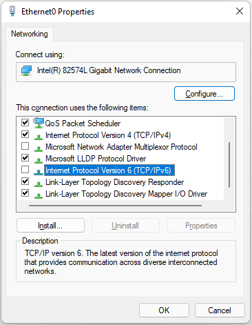 disable IPv6