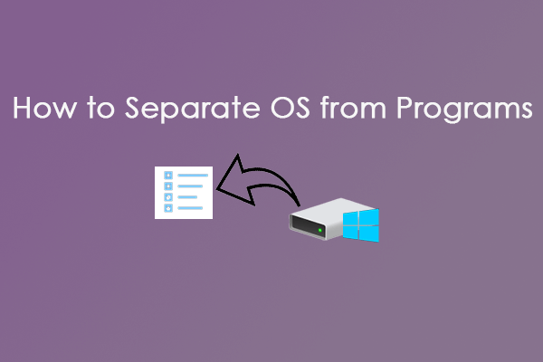 Effectively Solved: How to Separate OS from Programs