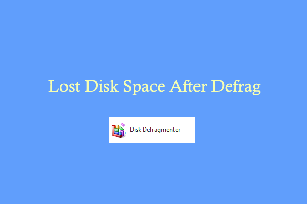 Lost Disk Space After Defrag: What Causes It & How to Fix It