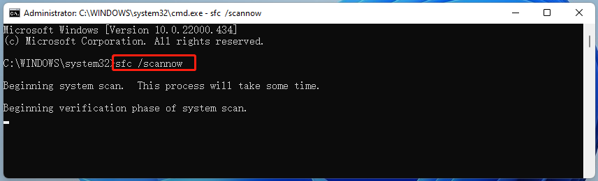 run an SFC scan