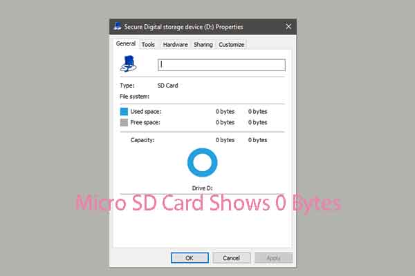 Micro SD Card Shows 0 Bytes: Troubleshooting and Data Recovery