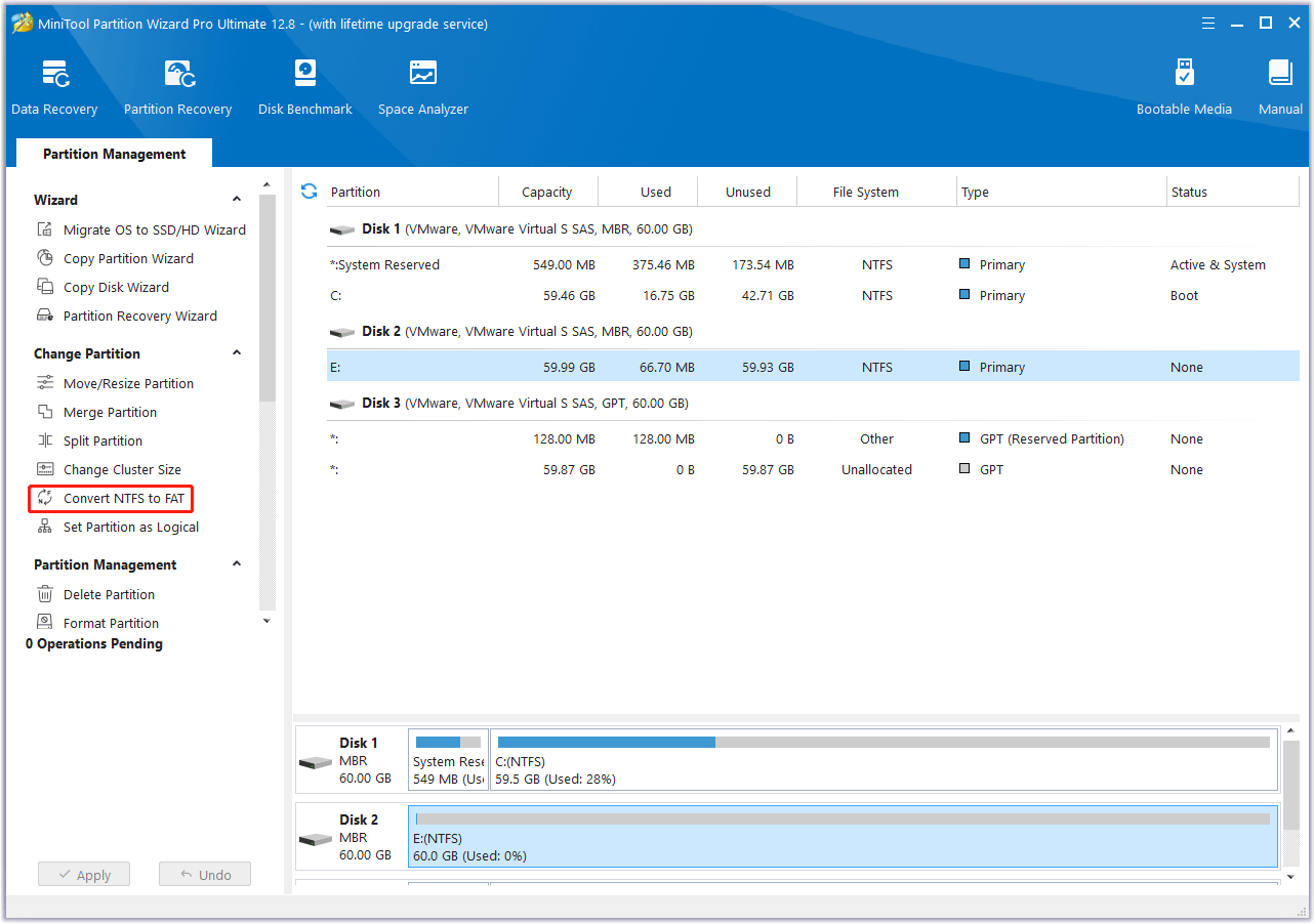 convert NTFS to FAT32