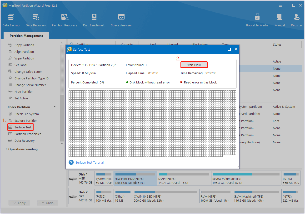 use Surface Test