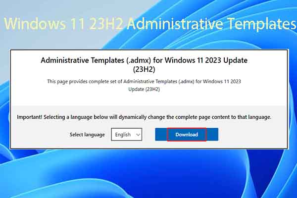 Windows 11 23H2 Administrative Templates Installation Guide