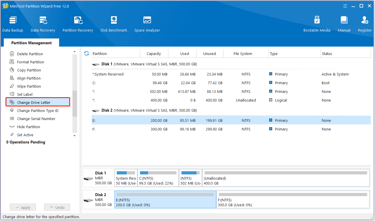 select Change Driver Letter