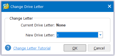 select a new drive letter