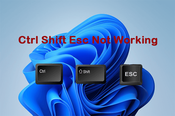 Windows 11 Ctrl Shift Esc Not Working? Fix It Now
