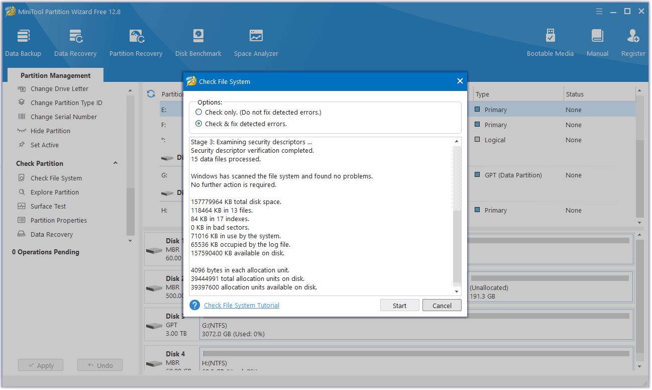 fix hard drive error